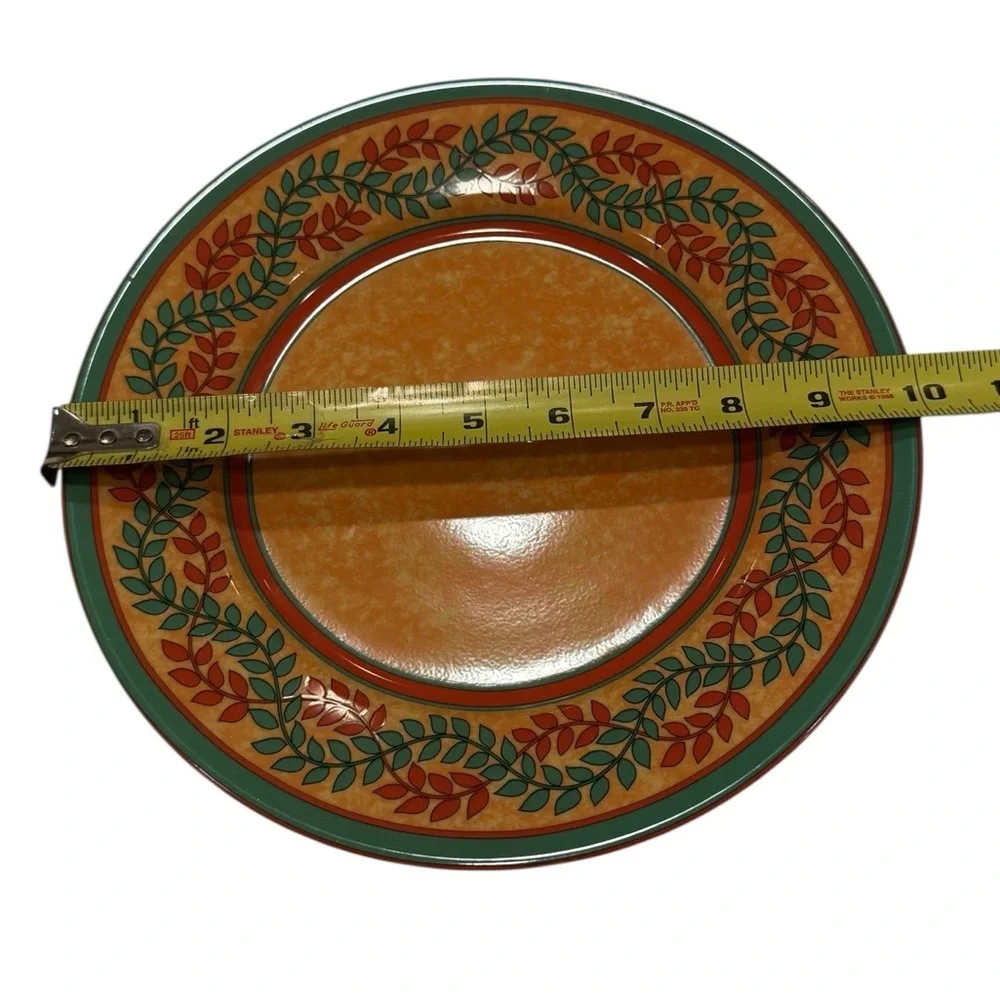 Laure Japy Limoges France Louisiane Yellow Dinner/Charger Service Plate